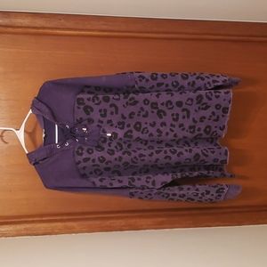 Corduroy shacket/hoodie